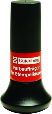Produktbild von Stempelfarbe rot 35ml ölfrei für durchscheinende Untergründe und Gummi-/Polymerstempel
