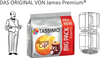 Produktbild von Tassimo Kapselhalter plus Morning Café XL21 Kapseln für Tassimo
