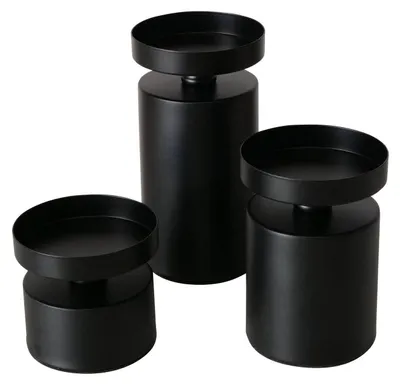 Produktbild von Kerzenhalter für dicke Kerzen MERIL, 3er-Set, Ø 7,5 cm