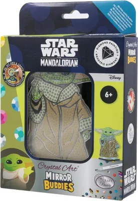 Produktbild von Star Wars - Crystal Art - Mirror Buddies - Grogu
