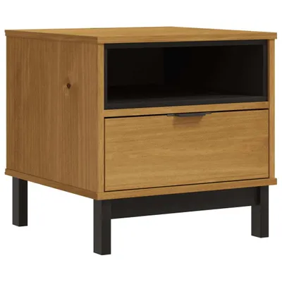Produktbild von vidaXL Beistelltisch FLAM 50x50x50 cm Massivholz Kiefer