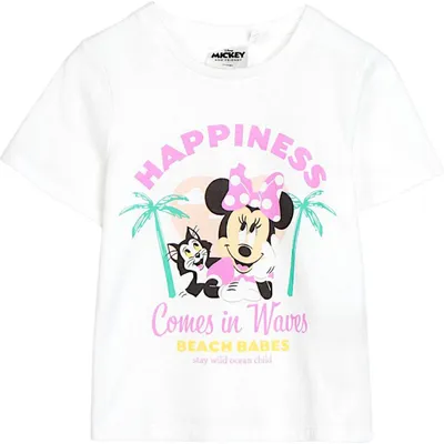 Produktbild von T-Shirt Disney Minnie Mouse Weiß 116 cm