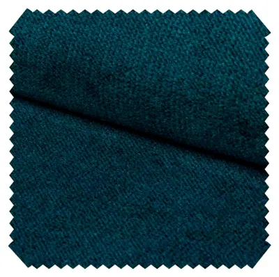Produktbild von PASSAU - Samtweicher Chenille-Möbelstoff - Robuster Polsterstoff - Pflegeleichte Meterware 1lfm | Farbe: 104 Petrol