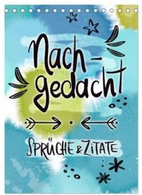 Immagine prodotto di Detti e citazioni (Calendario da tavolo 2026 DIN A5 verticale), CALVENDO Monatskalender