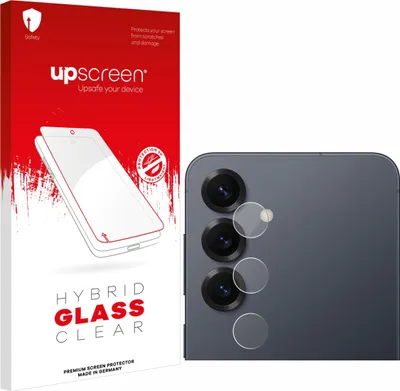 Produktbild von upscreen Schutzglas für Samsung Galaxy S25 (NUR Kameraschutz) Schutzfolie Panzer Folie Glas Display Schutz klar