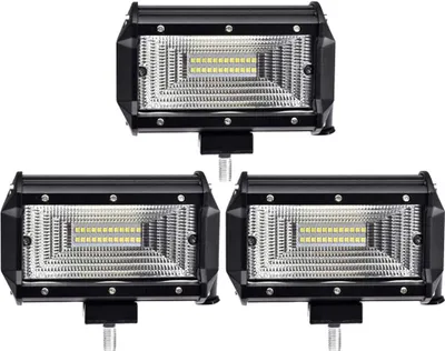 Produktbild von Greenmigo 3X LED Arbeitsscheinwerfer 72W Zusatzscheinwerfer IP67 Wasserdicht Offroad Scheinwerfer 12V 24V Auto Arbeitslicht