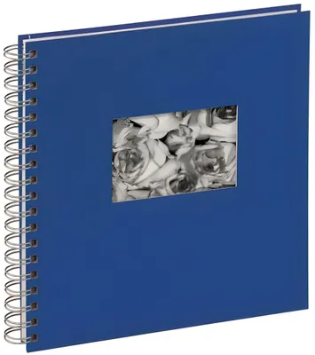 Produktbild von Pagna Spiralalbum 24x25cm Passep. Stoffeinband 50S blau