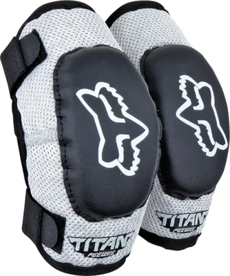 Obrázok produktu pre Detské motokrosové chrániče lakťov FOX Pee Wee Titan, čierna/šedá, M/L
