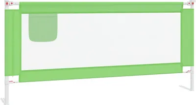 Immagine prodotto di vidaXL Protezione letto per bambini verde 200x25 cm tessuto