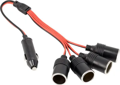 Immagine prodotto di Sdoppiatore quadruplo con fili, 12/24V, max 20A