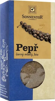 Obrázek produktu pro Pepř černý mletý BIO 50 g SONNENTOR