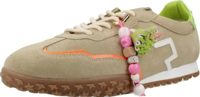 Produktbild von Damen Rauleder Sneaker CIELO18 Grün mit Leder-Wechselfußbett