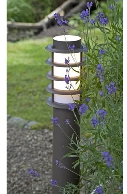 Productafbeelding van Oskar H51cm LED outdoor bollard - BRILLIANT - Rusty Brown - Contemporary Design