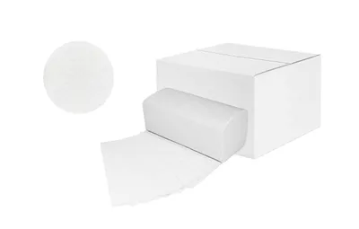 Produktbild von Papierhandtücher 4000 Blatt 25 x 21 cm |Falthandtücher ZZ-/V-Falz | 2-lagig Weiß | (20 x 200) -ca. 4000 Blatt