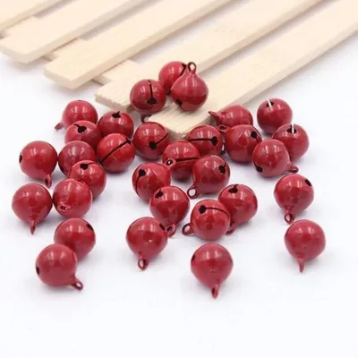Productafbeelding van Belletjes - Set van 50 - Klemmen - Klokken - 14 mm - Kleine klokken - Metalen belletjes - Sledeklokken - Sieraden maken