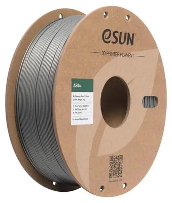 Zdjęcie produktu dla Filament do drukarek 3D, ASA+, wysoka odporność na uderzenia, SREBRNY