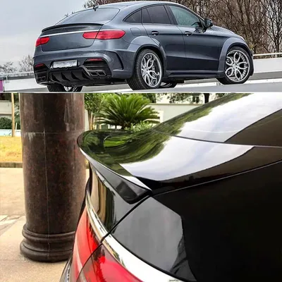 Obrázek produktu pro Zadní spoilery s perleťovým černým leskem - vyrobené z ABS plastu - pro model Mercedes GLE Coupé, rok výroby 2015-2019