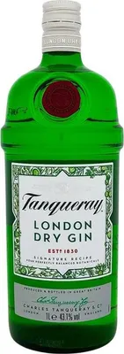 Immagine prodotto di Tanqueray London Dry Gin, spirito per gin & tonic, 43,1% vol, bottiglia singola da 1000 ml