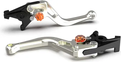 Produktbild von LSL Bremshebel BOW R76R, kurz, silber/orange
