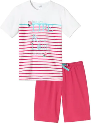 Produktbild von Schiesser - Mädchenschlafanzug kurz - Shorty - Gr. 128