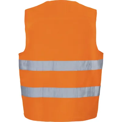 Produktbild von VIZWELL Warnschutz Weste VWE 01S Gr. XL orange
