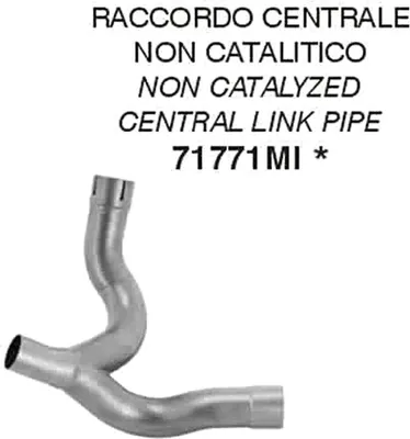 Immagine prodotto di Raccordo centrale ARROW non catalitico per Ducati Desert X 950