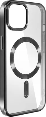 Image de Swissten, étui métallique MagSafe pour iPhone 15, noir