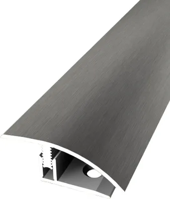 Produktbild von PROVISTON | Übergangsprofil | Laminatausgleich | Breite: 39 mm | Höhenausgleich: 7 - 12 mm | Länge: 2000 mm | Aluminiumprofil | Edelstahloptik | 1 Stück