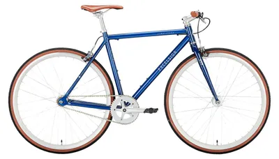 Immagine prodotto di La bicicletta Excelsior Singlespeed Snatcher (#1) è caratterizzata da. Snatcher 28 57 diam. 1 EL blu