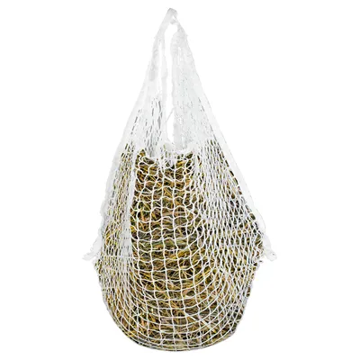 Produktbild von EINFEBEN Heunetz Heunetztasche Futternetz Nutztier-Fütterungszubehör Nutztierzubehör 120 x 90 cm Maschenweite 3X3 CM Engmaschig Leichtes engmaschiges Heusack Pferde Futternetz