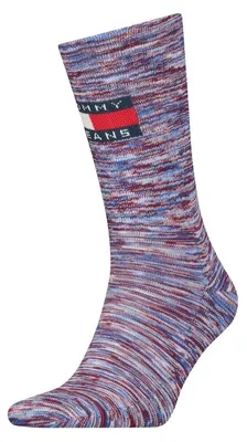 Image de Tommy Jeans - Chaussettes pour femmes GT15836 (37 EU - 42 EU) (rouge chiné)