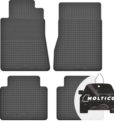 Produktbild von Gummimatten mit Rand Auto Fußmatten Gummi Automatten Passgenau 4-teilig Set - passend für Mercedes E W212 2009-2016