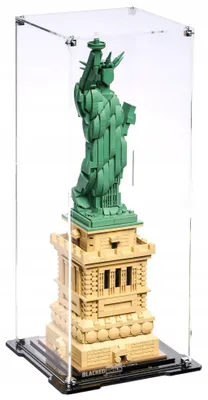 Produktbild von Blacked Brick Vitrine für LEGO® 21042 Architecture – Freiheitsstatue