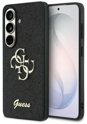 Zdjęcie produktu dla Etui GUESS pasujące do telefonu SAMSUNG S26 GUHCS26SHG4SGK (Fixed Glitter 4G Big Metal Logo) czarne