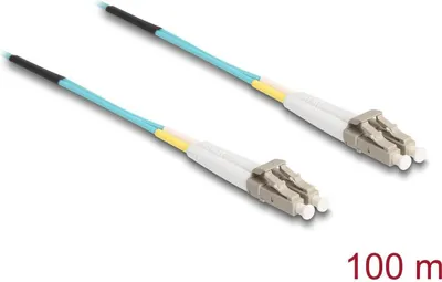 Image de Câble en fibre optique LC duplex multimode OM3 - Câble - Fibre multimode