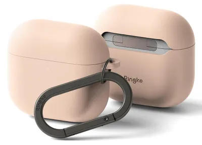Zdjęcie produktu dla Airpods 4 laadimiskarbiümbris Ringke Silikoon, roosa