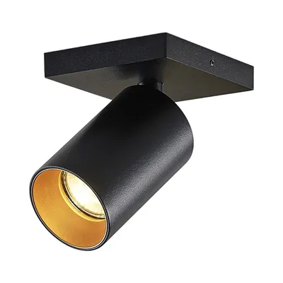 Obrázok produktu pre Reflektor Arcchio Brinja, čierny, hranatý, Ø 6 cm, 1 svetlo, GU10