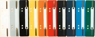 Produktbild von Exacompta 426002B Aufhängestreifen aus Kunststoff, DIN A4, weiß, 25 Stück
