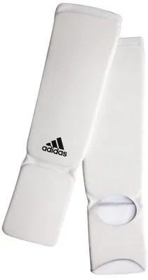 Produktbild von Adidas elastische Schienbeinschoner – Weiß – XL