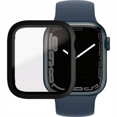 Produktbild von PanzerGlass ® Full body Case Apple Watch Series 9 | 8 | 7 | 45mm | Schwarz, Apple, Apple - Watch Series 7 45mm, Apple - Watch Series 8 45mm, Trockene Anwendung, Kratzresistent, Schockresistent, Schwarz, 1 Stück(e)
