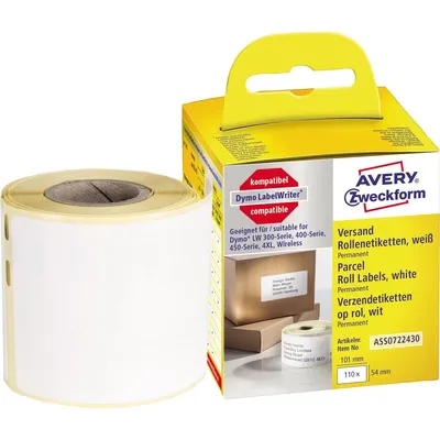 Immagine prodotto di AVERY Etichette in rotolo Zweckform, 101 x 54 mm, bianco