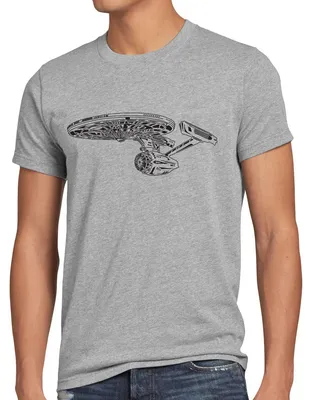 Produktbild von style3 Spaceship T-Shirt Herren star