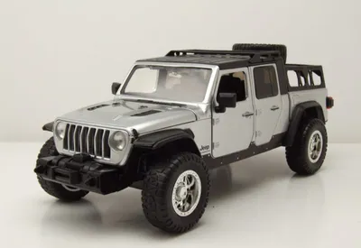 Produktbild von Jeep Gladiator 2020 silber Fast & Furious 9 Modellauto 1:24 Jada Toys