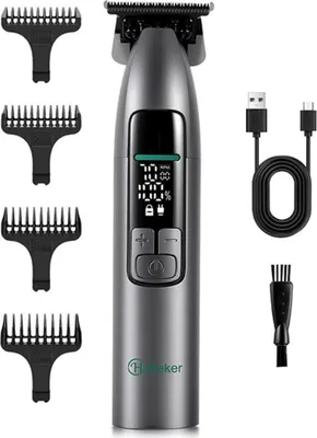 Produktbild von INF Professionelle Haarschneidemaschine für Herren - LED-Anzeige, USB Aufladbar