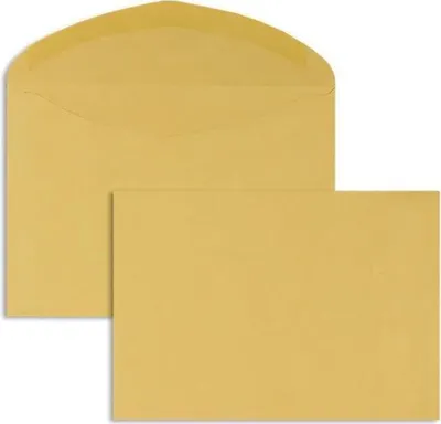 Produktbild von Briefumschläge C6 80g/qm gummiert VE=1000 Stück gelb