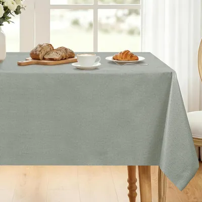 Produktbild von Tischdecke Outdoor Wetterfest Abwischbar PVC 200 x 140 cm Salbeigrün