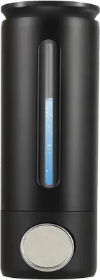 Produktbild von Handdouchekit aus transparentem Kunststoff - Wandmontierte Seifenwanne (500 ml) - Lotionbehälter, Dusenschlauch und Organisation für Bad und Küche