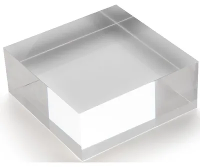 Produktbild von Acryl-Block 100x40x100mm transparent