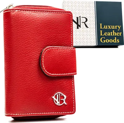 Image de Rovicky Portefeuille en cuir Crahara rouge Taille unique