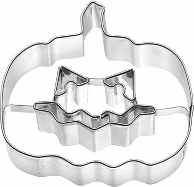 Immagine prodotto di Birkmann Ausstechform Kürbis, Ausstecher, Plätzchenform, Keks, Plätzchen, Edelstahl, 7 cm, 192942